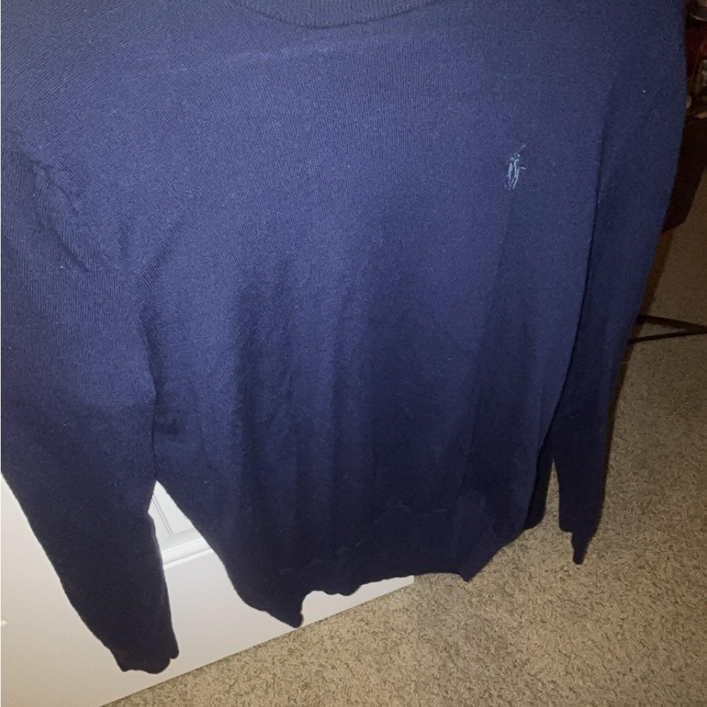 Polo Ralph Lauren Men's Deep Blue Crewneck Sweater